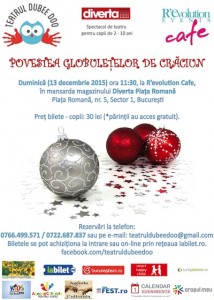 “Povestea globuletelor de Craciun” – spectacol de teatru interactiv pentru copii