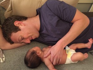 Mark Zukerberg si micuta Max intr-o poza emotionanta pe Facebook