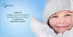 Serul sangelui din cordonul ombilical poate vindeca suprafata oculara