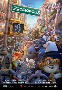 „ZOOTROPOLIS” – animaţia Disney care a înregistrat un dublu record de box office în România 