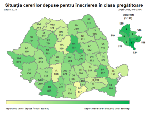 22.007 cereri de inscriere in clasa pregatitoare, in prima zi de inscrieri