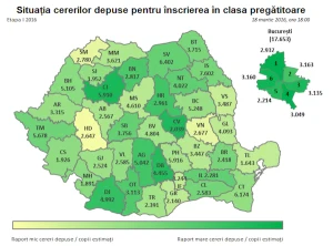168.226 de cereri validate, dupa prima etapa din calendarul de inscriere a copiilor in clasa pregatitoare 