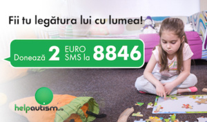 Donează acum 2 euro pentru copiii cu autism!