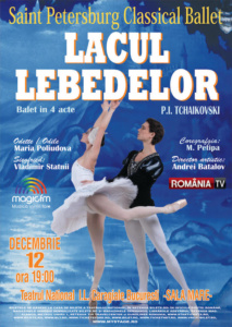 “Lacul lebedelor”, pe 12 decembrie la TNB de Compania de balet clasic din Sankt Petersburg