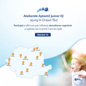 Nutricia invita parintii la Atelierele gratuite Aptamil Junior IQ pentru dezvoltarea cognitiva a copiilor