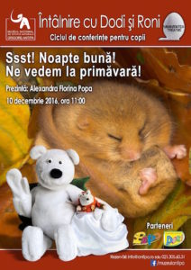 Ssst! Noapte bună! Ne vedem la primăvară!