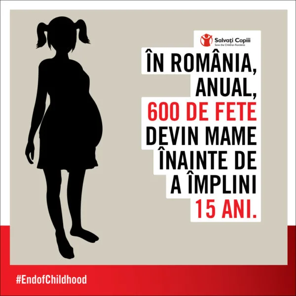 Infografic Salvati Copiii - Mame copii sub 15 ani