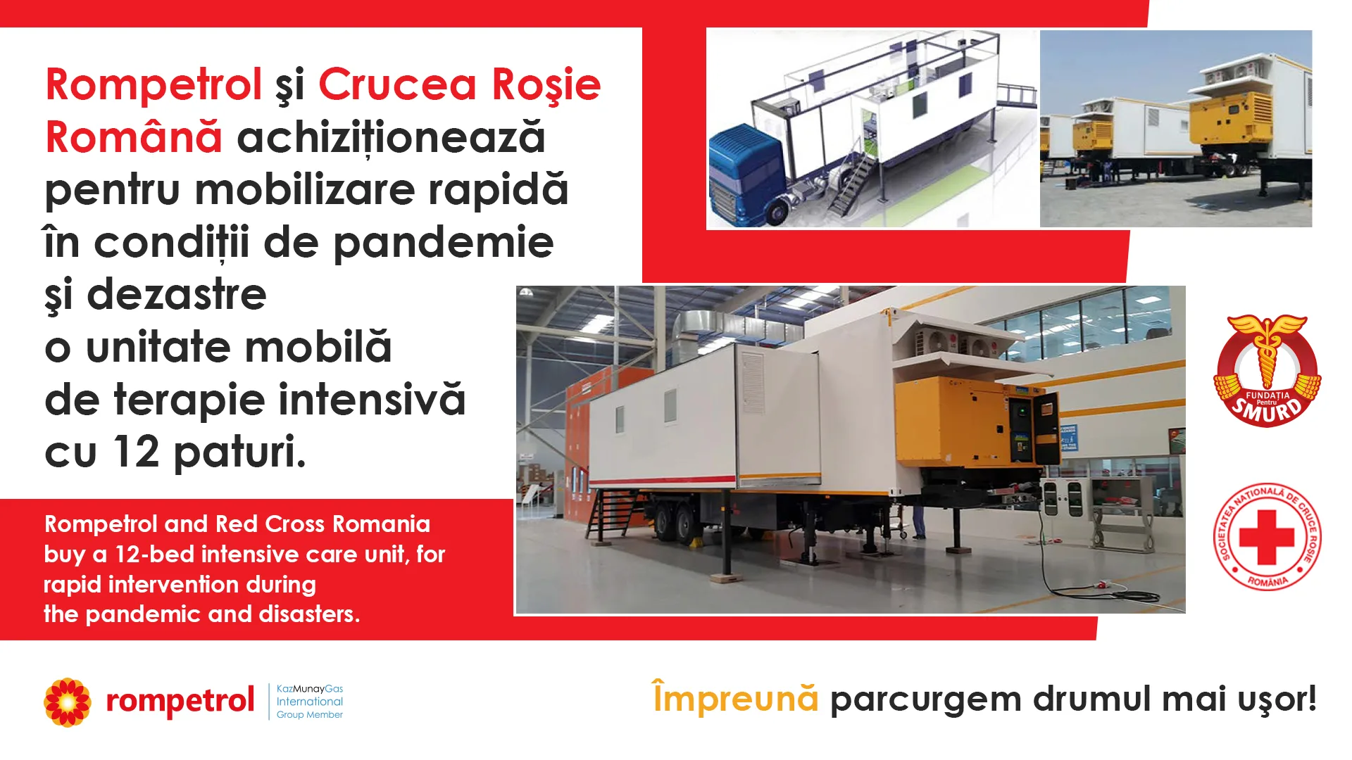 Parteneriat Rompetrol- Crucea Rosie Romana