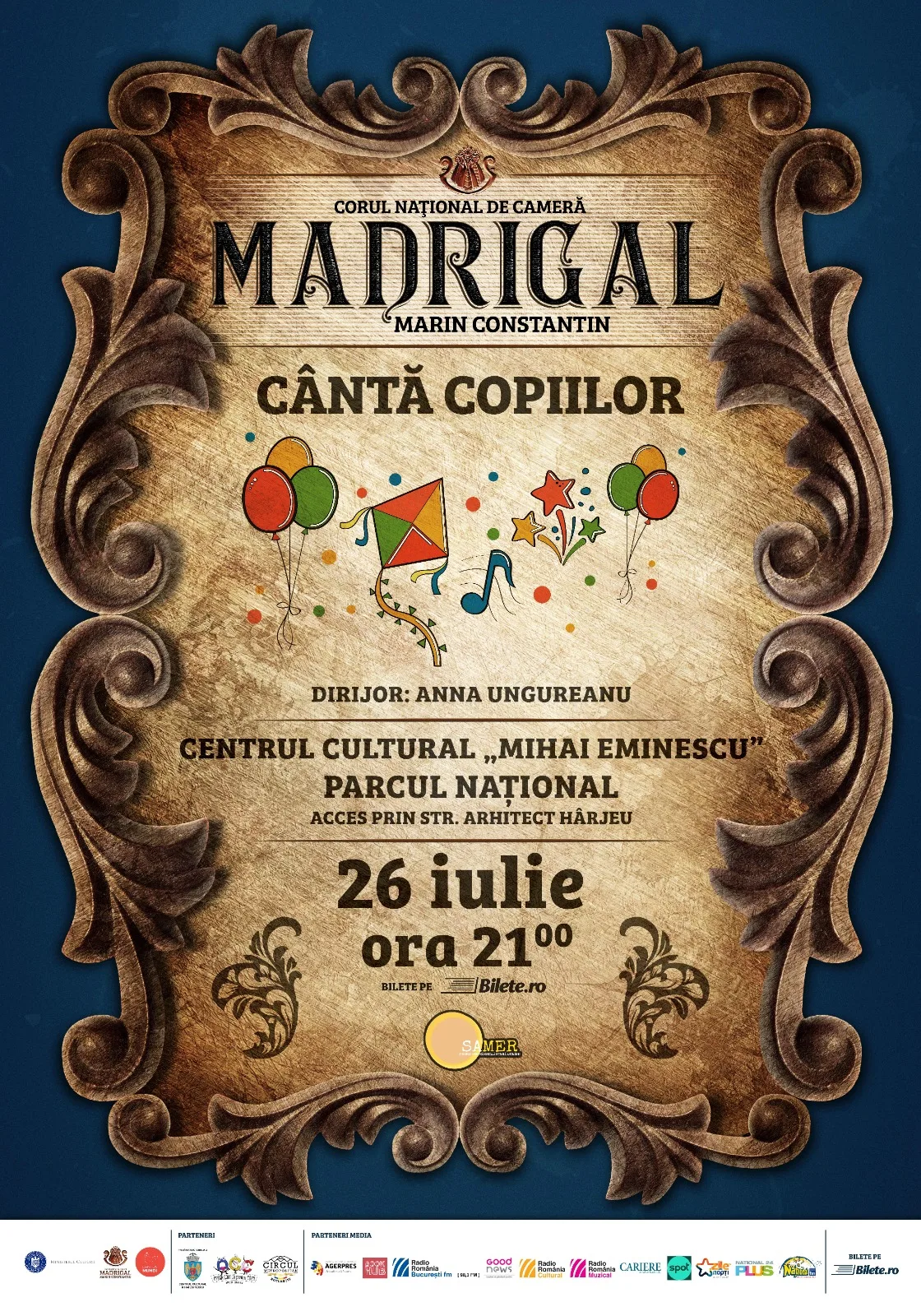 Afis_Madrigal canta copiilor