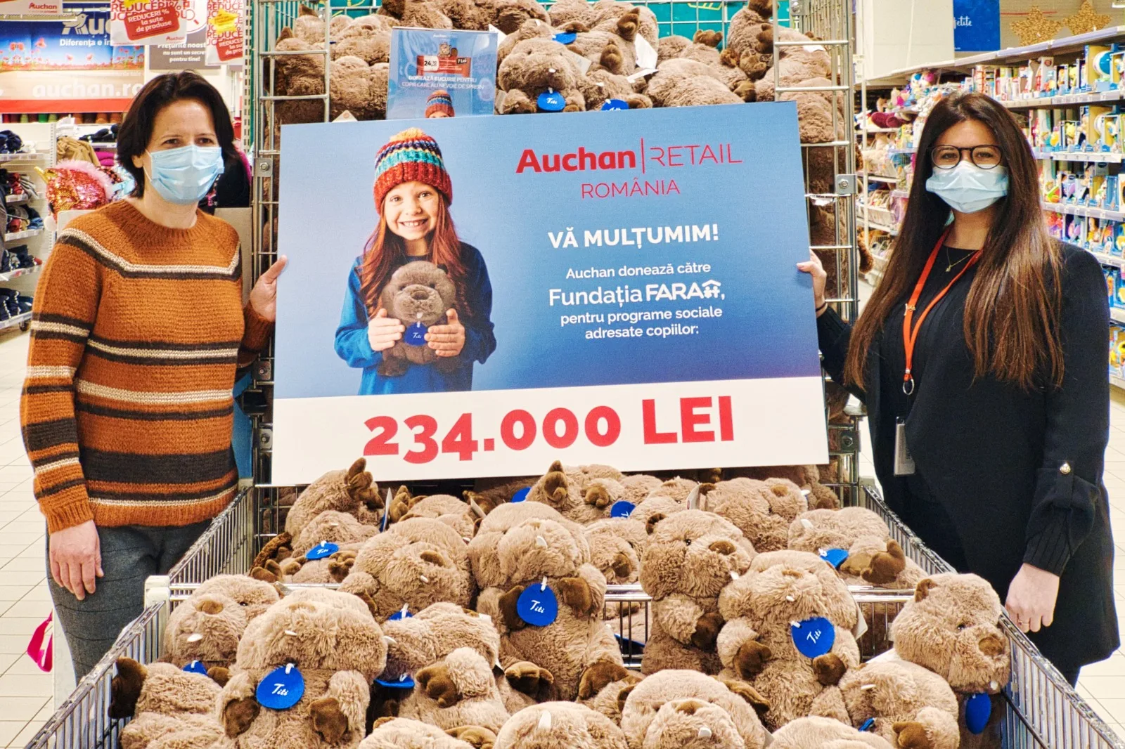 Donatie Auchan - Fundatia FARA (1)