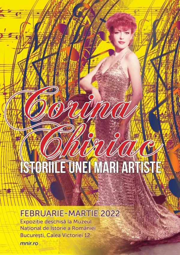 Afis_Expo Corina Chiriac, istoriile unei mari artiste_MNIR