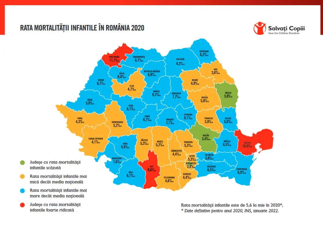 harta rata mortalitate