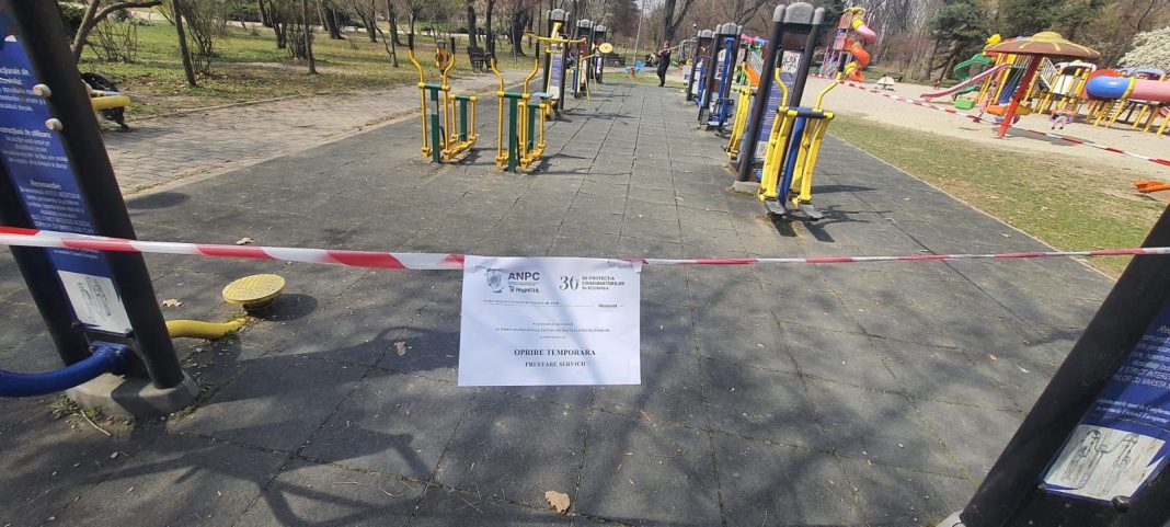 ANPC a închis temporar 15 locuri de joacă din parcurile Herăstrău, Cișmigiu și Tineretului