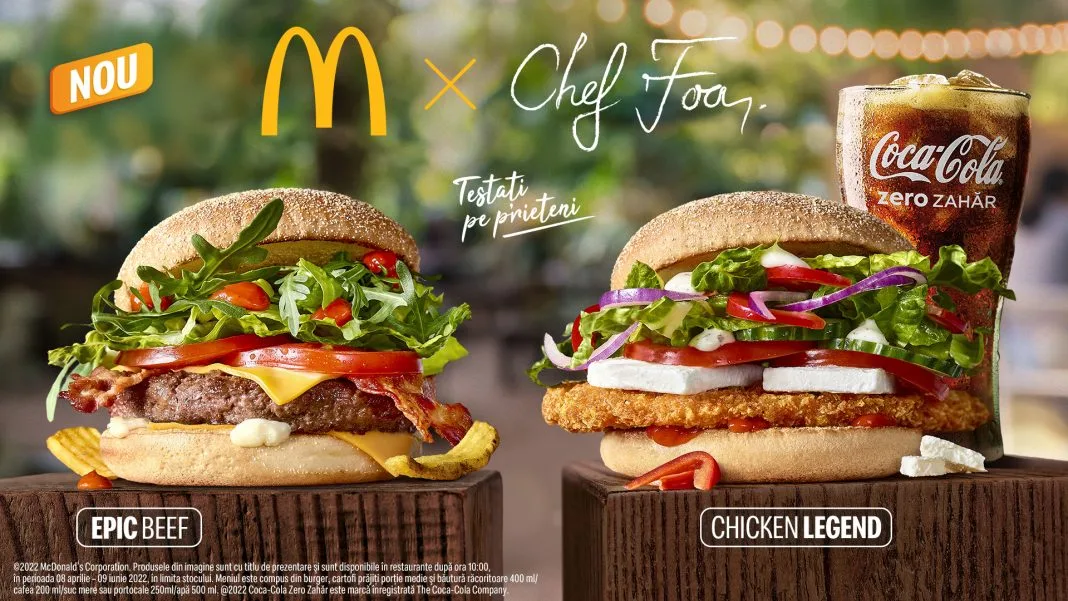 McDonald’s și Chef Foa lansează două noi vedete în meniul de primăvară Mec