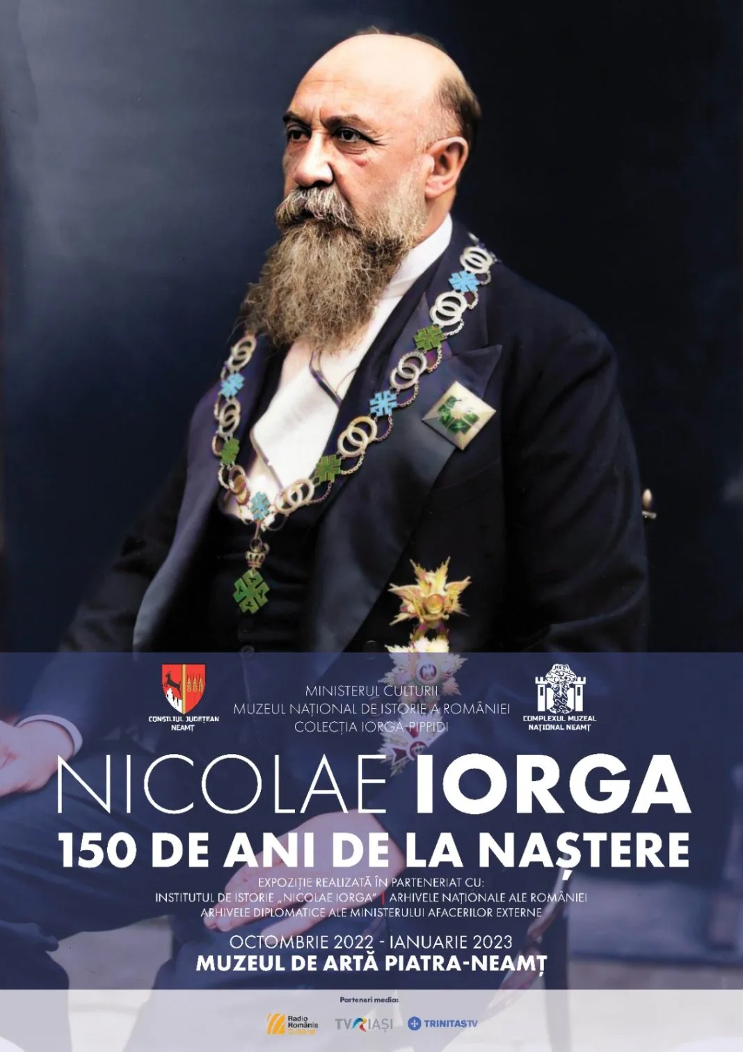 Afiș Expo_Nicolae Iorga_Piatra Neamț