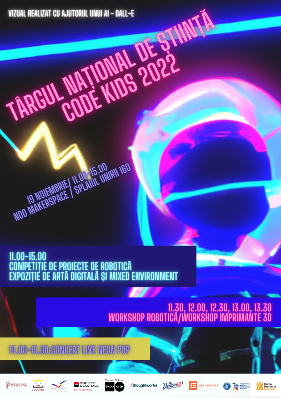 Agenda Targul National de Stiinta CODE Kids 2022