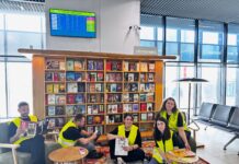 Primul colț de lectură dintr-un aeroport din România a fost inaugurat la Iași. Pasagerii pot citi gratuit înainte de zbor