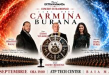 Seria de 7 spectacole „CARMINA BURANA” în stagiunea Musical Extravaganza începe la BAIA MARE, pe 18 septembrie, cu tenorul ŞTEFAN von KORCH în linia solistică şi maestrul DAVID CRESCENZI la pupitrul dirijoral